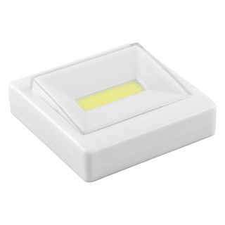 Светодиодный светильник-кнопка DL4502 1LED 3W (3*AAA в комплект не входят),  87*87мм, белый