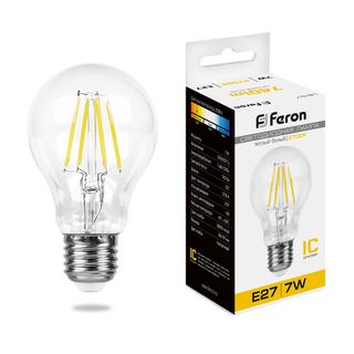 Лампа светодиодная 7W 230V E27 2700K 