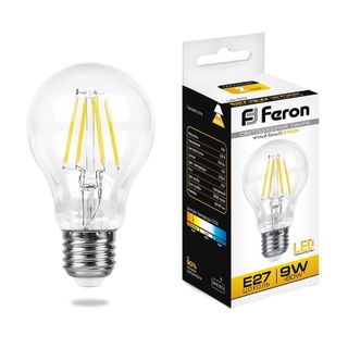 Лампа светодиодная 9W 230V E27 2700K 