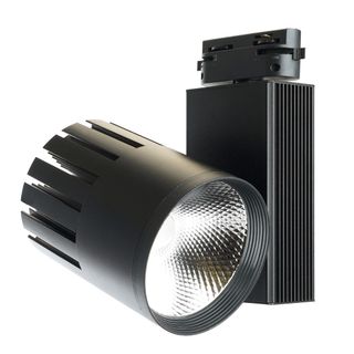 Светильник TDL-105 трековый однофазный на шинопровод 30W 4000K, 35 град, черный, серия MarketBright