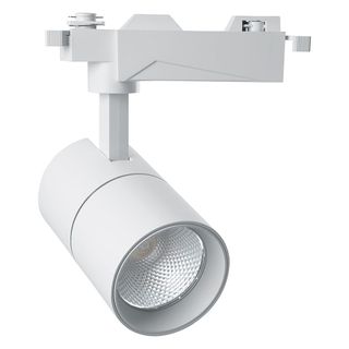 Светильник TDL-103 трековый однофазный на шинопровод 30W 2700K, 35 градусов, белый