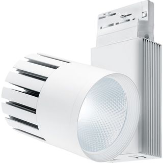 Светильник TDL-312 трековый на шинопровод 30W 4000K, 35 градусов, белый, 3-х фазный