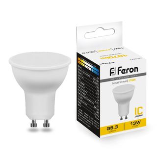 Лампа светодиодная 13W 230V GU10 2700K MR16, LB-960