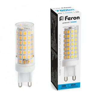 Лампа светодиодная 9W 230V G9 6400K JCD 
