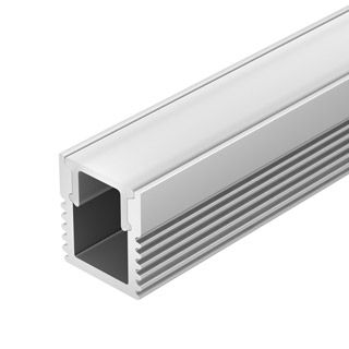 Профиль с экраном SL-MINI-8-2000 ANOD+OPAL (Алюминий)
