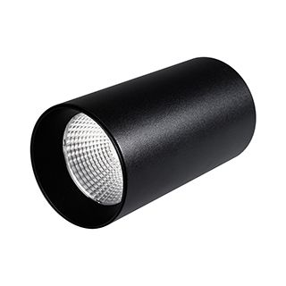 Светильник накладной SP-POLO-R85-1-15W Warm White 40deg (Black, Black Ring) (Arlight, IP20 Металл, 3