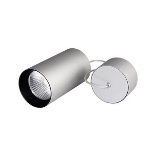 Светильник подвесной SP-POLO-R85-2-15W Day White 40deg (Silver, Black Ring) (Arlight, IP20 Металл, 3
