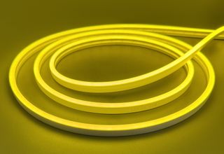 Светодиодный гибкий неон DL-N 6х12 2835/15mm 120led 12V Lemon 9.6W