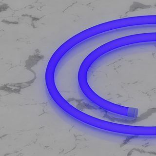 Гибкий неон круглый DL-N D14mm 2835 120led  220V Blue 8W