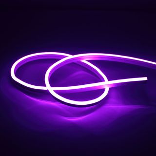 Светодиодный гибкий неон IDL-N 5х12 2835/25mm 120led 12V Purple 9.6W