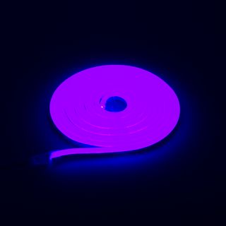 Светодиодный гибкий неон IDL-N 8х16 2835/1000mm 120led 220V Blue 9.6W (блистер 5 метров)