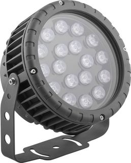 Светодиодный прожектор KDL-18W 220V, Д180xВ230, IP65, Green