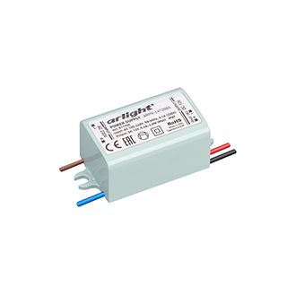 Блок питания ARPV-LV12005 (12V, 0.4A, 5W) (IP67 Пластик, 2 года)