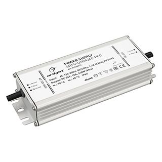 Блок питания ARPV-UH24240-PFC (24V, 10.0A, 240W) (IP67 Металл, 7 лет)
