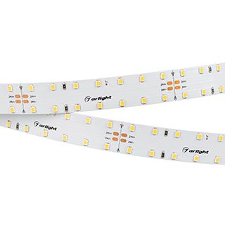 Светодиодная лента RT 2-4700 24V Warm3000 20mm (2835, 140 LED/m, LUX) (Arlight, 21.6 Вт/м, IP20)