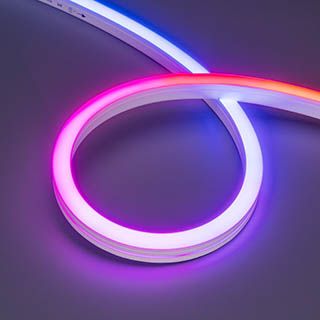 Светодиодная лента герметичная DMX MOONLIGHT-SIDE-B84-12x17mm 24V RGB-PX7 (18 W/m, IP67, 5m)