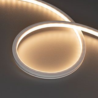 Грейзер THOR-TOP-B70-10x10mm 24V Warm3000 (15 W/m, IP67, 5m, wire x2) (Вывод вниз, 3 года)
