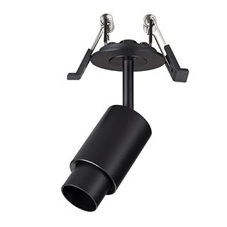 Светильник ART-NEMO-BUILT-ZOOM-R38-5W Warm3000 (BK, 10-55 deg, 24V) (IP20 Металл, 5 лет)
