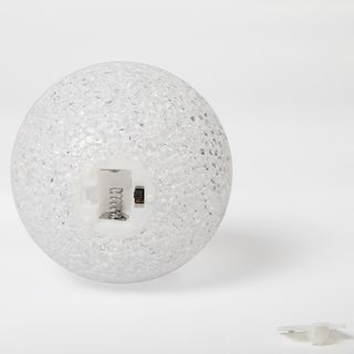 Фигура светодиодная Снежок, RGB, 10 см