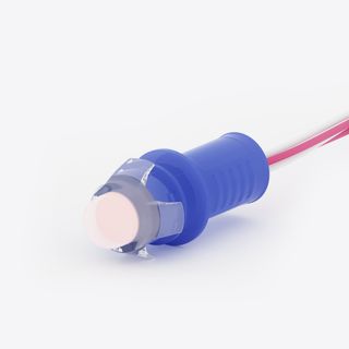 Светодиодный модуль герметичный прозрачный колпачок PIX DL-D9-50LED (12V, 0.2W, 100 Lm, IP65) (розов