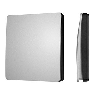 INTELLIGENT ARLIGHT Кнопочная панель KINETIC-801-22-1G-WP-SUF Silver (No battery, IP67, 433Mhz) (IAR