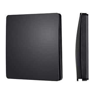 INTELLIGENT ARLIGHT Кнопочная панель KINETIC-801-22-1G-WP-SUF Black (No battery, IP67, 433Mhz) (IARL