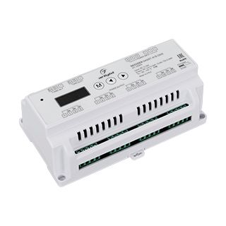 Декодер SMART-K18-DMX (12-36V, 12x5A) (arlight, IP20 Пластик, 5 лет)