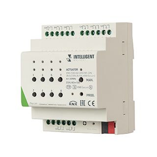 INTELLIGENT ARLIGHT Актуатор KNX-7083-82-DRO-MF-DIN (BUS/230V, 8x10А, KNX Secure)  (IARL, IP20 Пласт