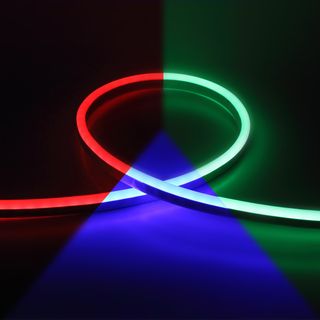Светодиодный гибкий неон IDL-N 8х16 2835/1000mm 120led 220V RGB 9.6W