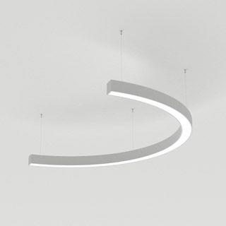 Светильник SP-LINE-HANG-ARC-C3535-D800-34W Warm3000 (WHITE, 230V) (Металл)