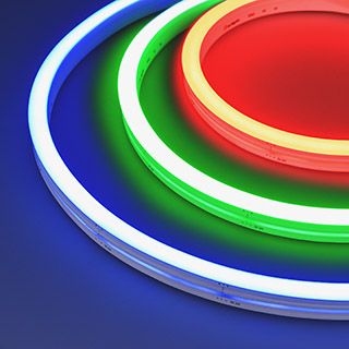 Светодиодная лента герметичная MOONLIGHT-SIDE-GM192-12x17mm 24V RGBW-Day (14.4 W/m, IP67, 5m)