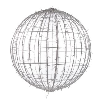 Шар светодиодный 230V, диаметр 120 см, 600 светодиодов, эффект мерцания, цвет теплый белый