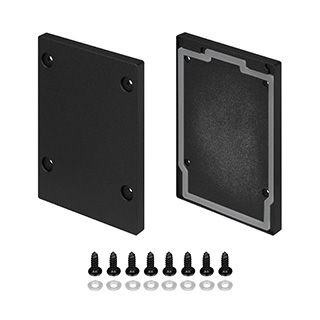 Заглушка IP-LINE-5475 BLACK глухая (Arlight, Металл)