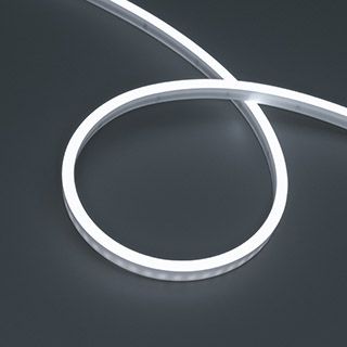 Лента герметичная WAVE-SIDE-PU-A120-06x12mm 24V White5700 (8 W/m, IP68, 5m, wire x2) (Arlight, Вывод