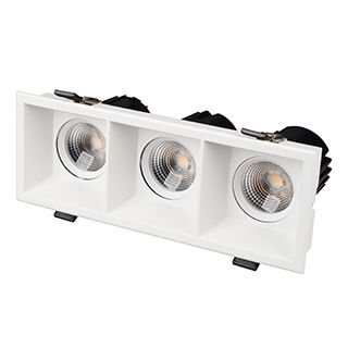 Светильник MS-FLOW-BUILT-S230x85-3x6W Day4000 (WH, 55 deg, 230V) (Arlight, IP20 Металл, 5 лет)