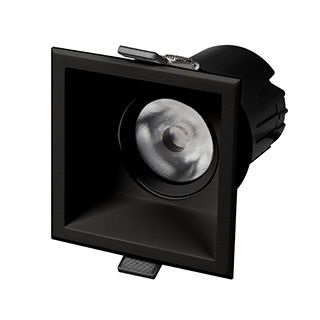 Светильник MS-FLOW-BUILT-S85x85-12W Warm3000 (BK, 38 deg, 230V) (Arlight, IP20 Металл, 5 лет)