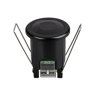 Датчик движения NAVE-PIR-BUILT-R50-400W-BK (230V, 1.7A, MINI, IP20) (Arlight, Пластик, 5 лет)